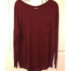 Red Lightweight Sweater